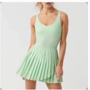 Offline by Aerie Tiebreaker Pleated Workout Dress Tennis